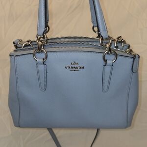 Coach Blue Leather Handbag